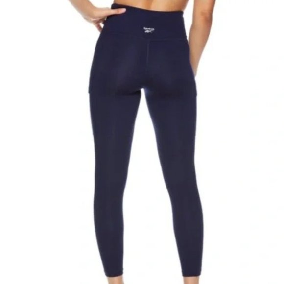 Reebok NWT Sz XXL Maritime Blue Enigma Highrise 7/8 Yoga Leggings - Picture 12 of 13